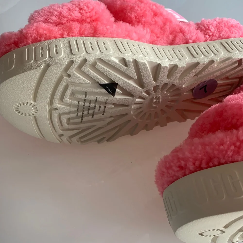 😻❤️NEW❤️😻 UGG sling back pink slippers with platform - Picture 7 of 7